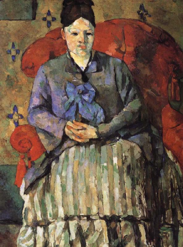 Paul Cezanne Mrs Cezanne Norge oil painting art